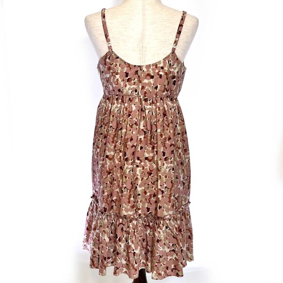 Fossil Mauve Pink Print Babydoll Dress, M - Picture 3 of 8